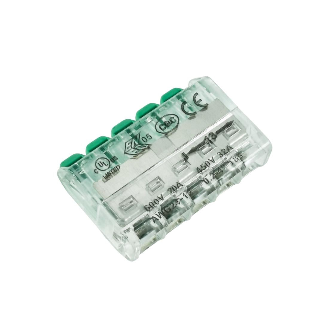 Lverdy Verbindungsklemmen 5-Leiter, 0.2–4.0 mm² (50 Stück) Lverdy