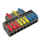 Lverdy Durchgangsverbinder 3-9 Pin 12 Leiter max. 4mm² Lverdy