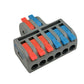 Lverdy Durchgangsverbinder 2-6 Pin 8 Leiter max. 4mm² Lverdy